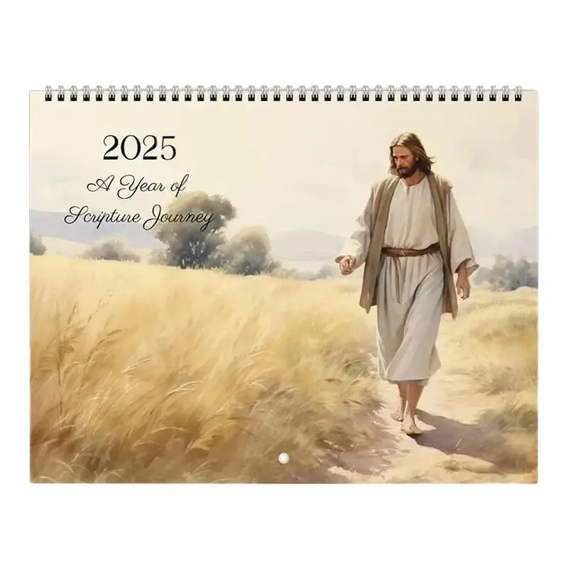 2025 Jesus Christ Evangelist Preacher Calendar Wall Inspiring Art Calendar Monthly Printed In Premium Archival Paper