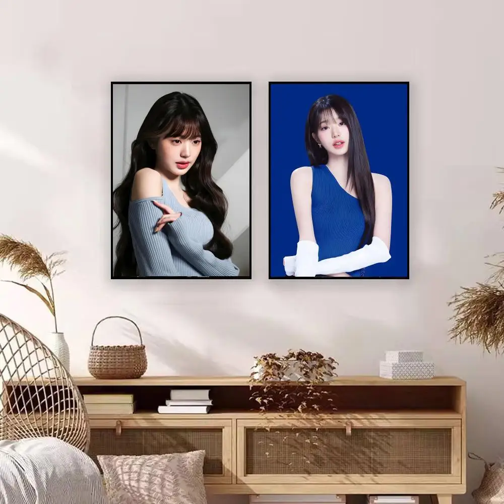 Celebrity J-Jang Won-young Poster Premium Art Wall Decor, Simple Ornament for Living and Leisure Areas