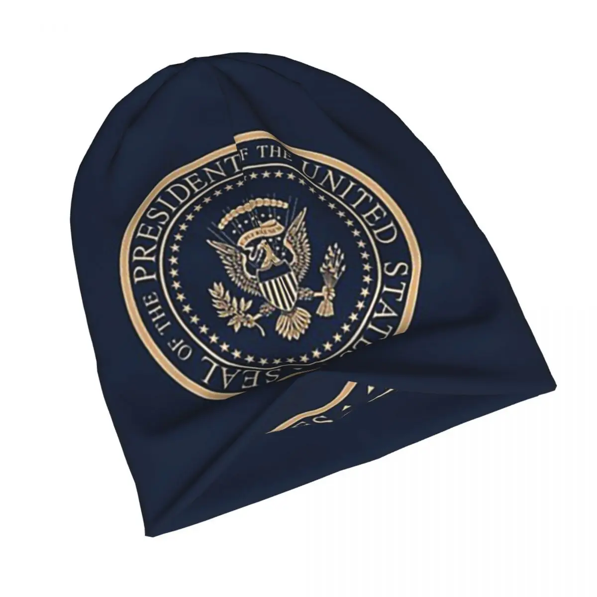 Donald Trump Presidential Seal Bonnet Hats Knitted Hat Casual Street USA Vote Election Skullies Beanies Hats Men\'s Warm Cap