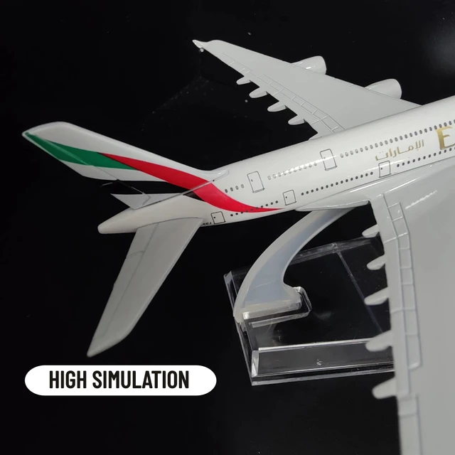 1:400 Scale Metal Airplane Emirates A380 Airlines Boeing Airbus 5 1:400 Scale Metal Airplane Emirates A380 Airlines Boeing Airbus 5