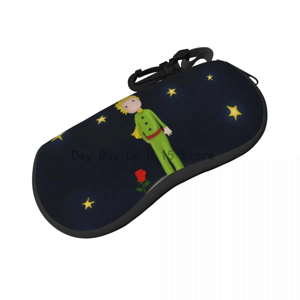 

The Little Prince Moon Horizontal Glasses Case Anime Character Cute Pocket Sunglasses Pouch Female Zipper Eyewear Organizer