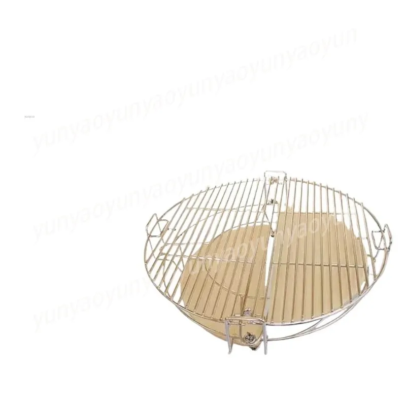 

Stainless Steel Multi functional Cooking System Round BBQ Grill Accessories