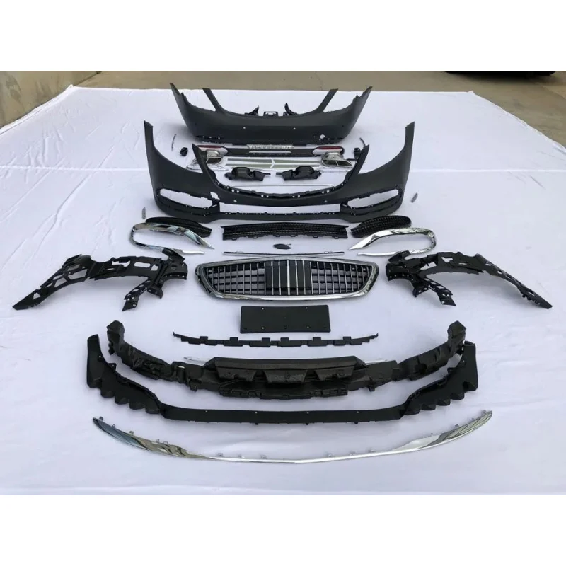 Suitable for 2022 Mercedes S Class W223 S450 4MATIC, New Wholesale AMG Body Kit With Front And Rear Bumper
