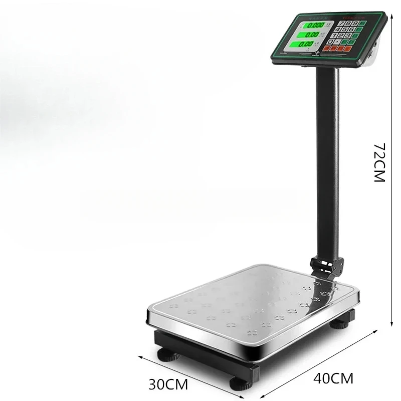 

Commercial 150Kg Electronic 100Kg Folding Scale Stainless Steel Material Waterproof