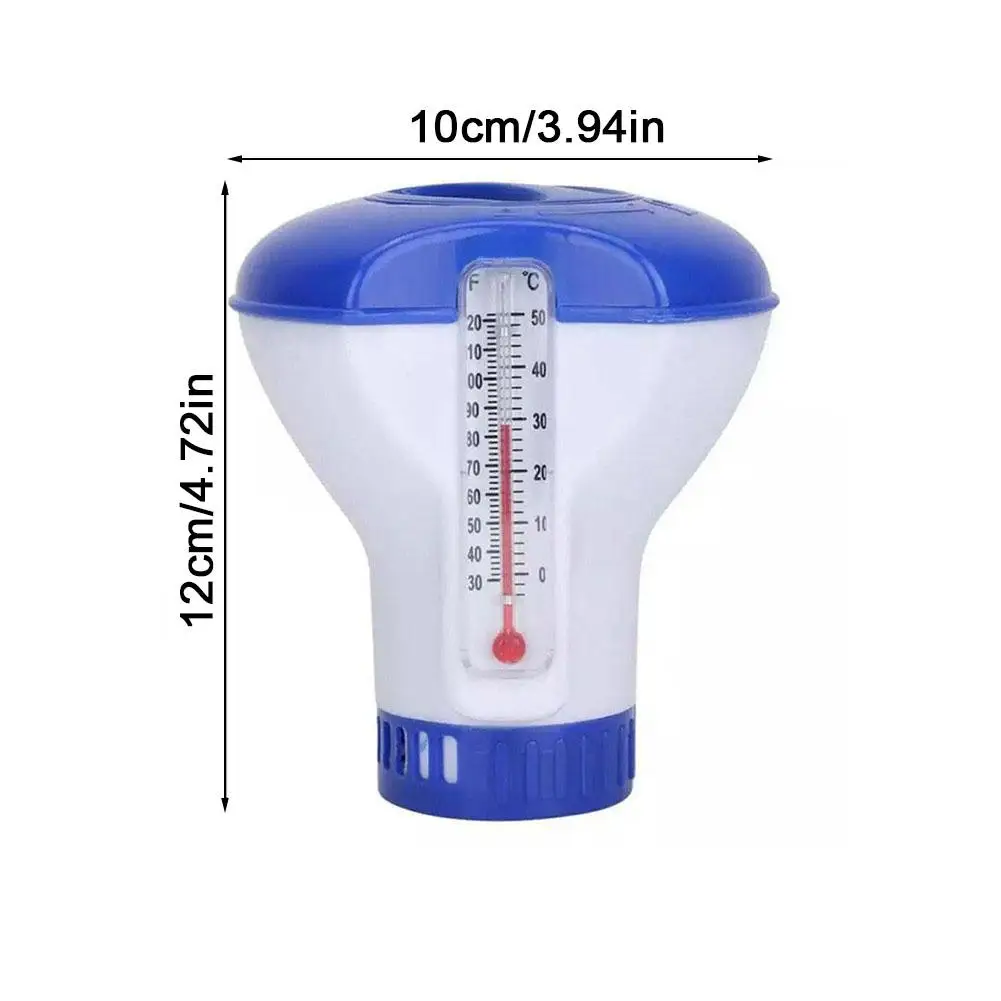 Swimming Pool Floating Chlorine And Bromine Tabs Dispenser With Thermometer Swimming Pool Floating Chemical Chlorine Dispenser view 6