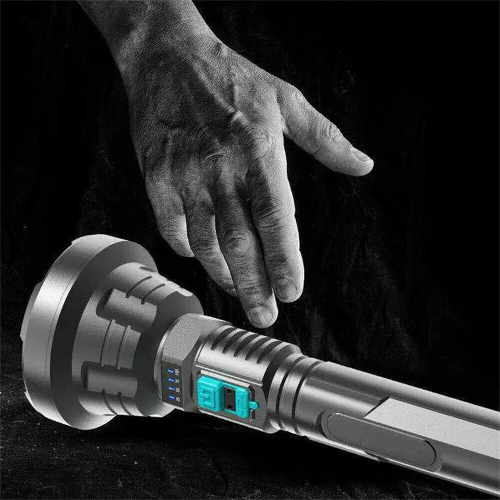 Powerful Led Flashlight Usb Rechargeable Hand-held Ultra-bright Long Range Strong Light Outdoor Camping Torch New Drop shipping