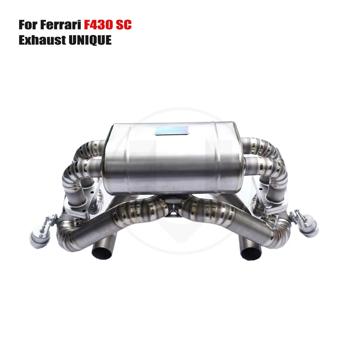 

UNIQUE Designs 2009+ Ferrari F430 SC 4.3L TC4 titanium sports Valved Exhaust System