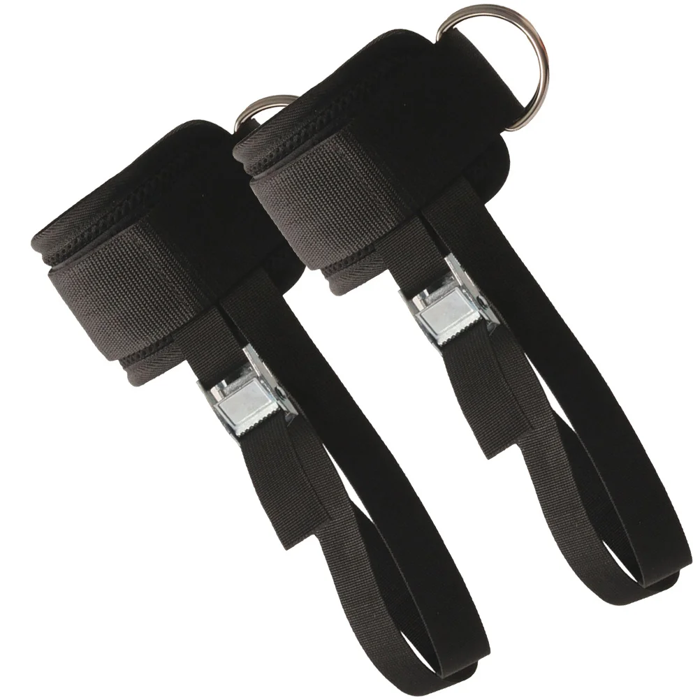 

2pcs Adjustable Ankle Straps For Cable Machine Workout Fitness Attachment Leg Training Gym Accessories Exercise Bands For Weight
