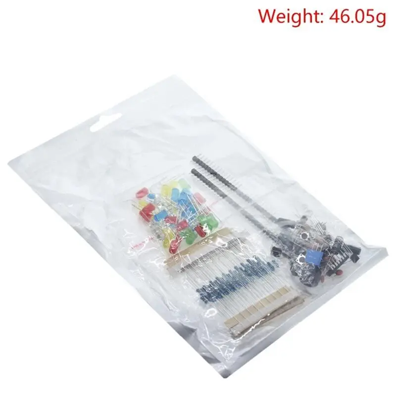 B29C-For Arduino UNO For Raspberry Pi Compatible Diy Electronics Components Basic Starter Kit With LED Buzzer Capacitor Resistor