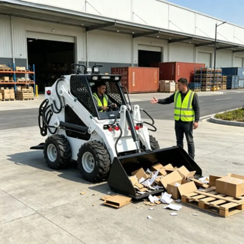 Chinese SWTL4538 Mini Crawler Skid Steer Loader EPA Stage V Engine Trackless Tractor Loader Featuring Core Pump Bearing