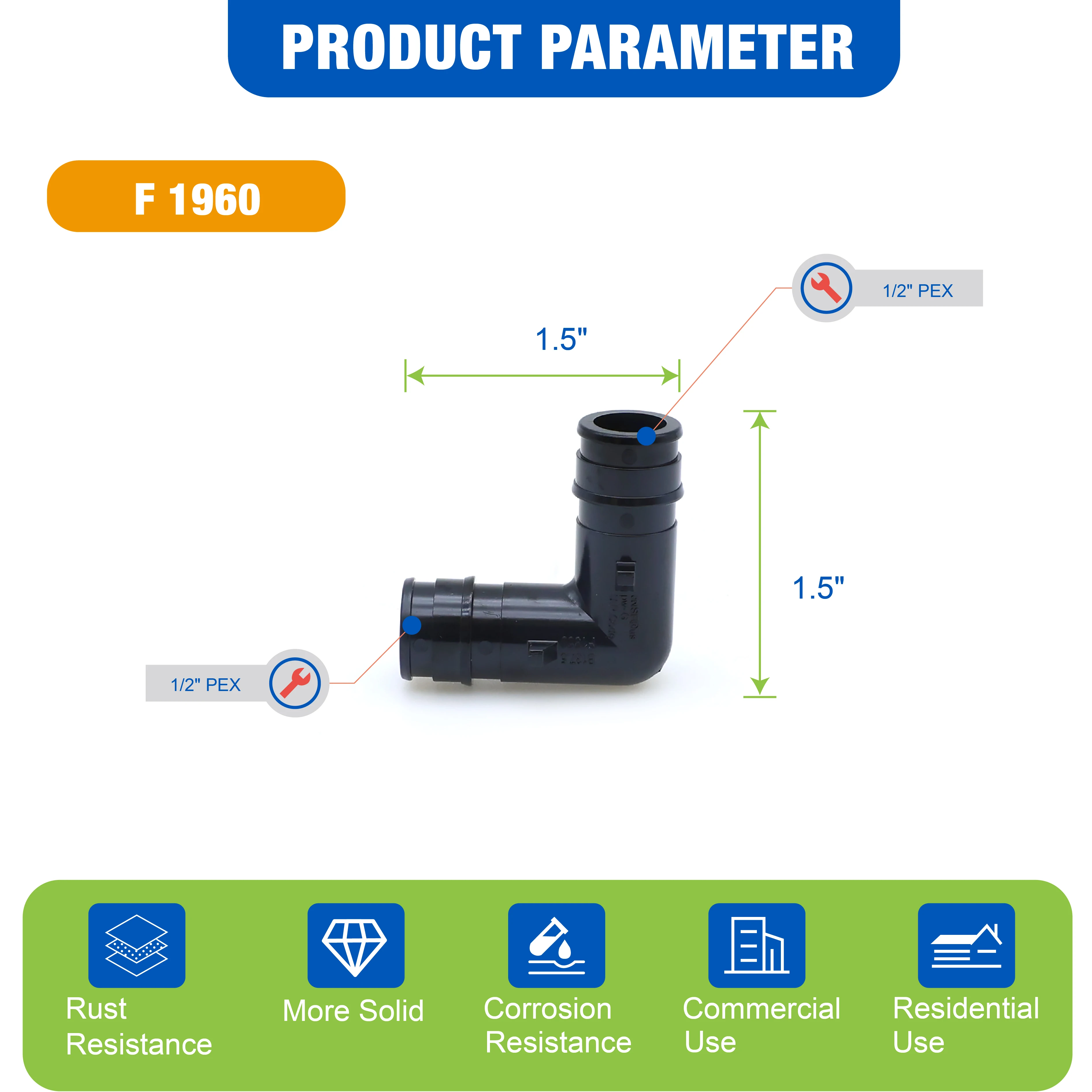 KING SMART F1960/Wisbo/PEX A Expansion PEX 1/2