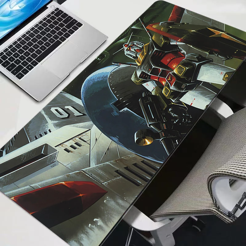 لوحة ماوس أنيمي غير قابلة للانزلاق حصيرة مكتبية ملحقات كمبيوتر شخصي لوحة ماوس Gundam ألعاب الألعاب لوحة مفاتيح ميكانيكية محارب