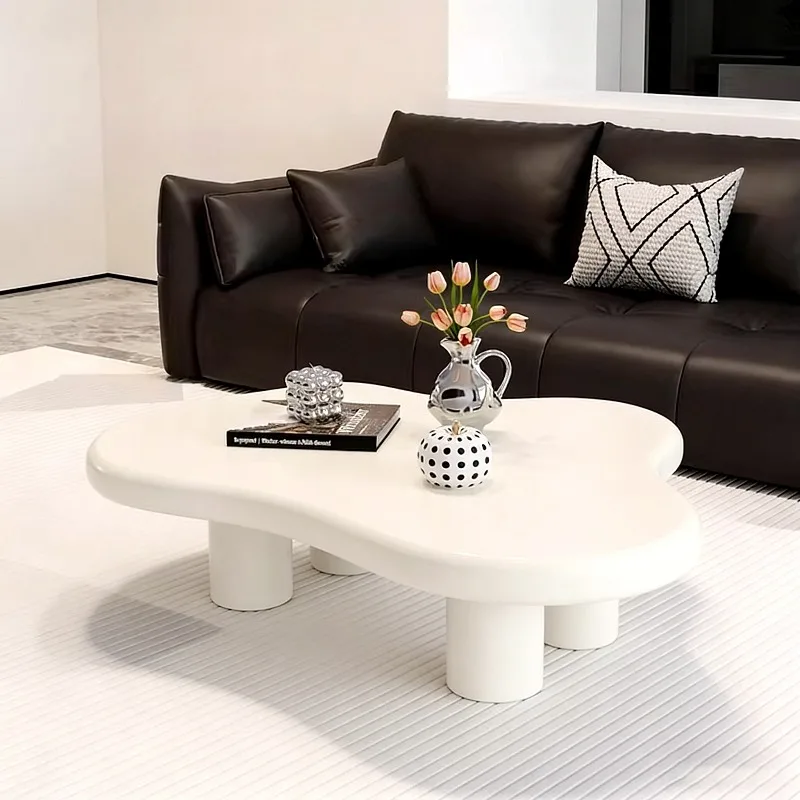 Living Room Unique Coffee Table Decoration Modern Nordic Aesthetic Side Table Wood Designer Mesa Auxiliar Lounge Suite Furniture