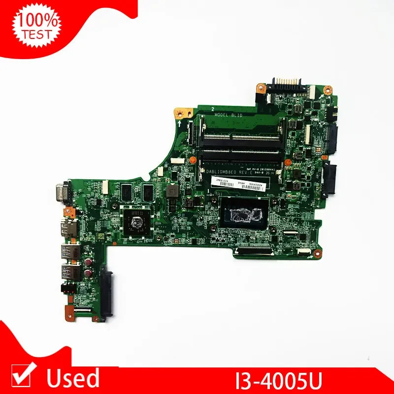 Used A000296650 DABLIDMB8E0 For Toshiba Satellite L50-B L55-B L50 Laptop Motherboard 216-0856040 I3-4005U DDR3