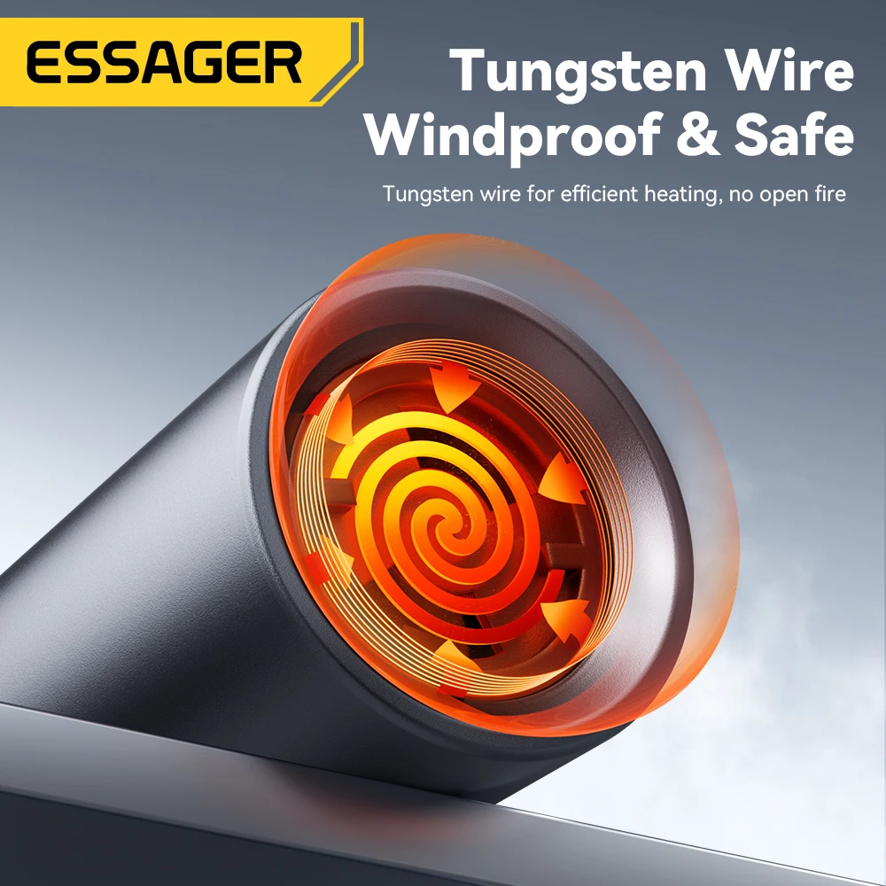 Essager TypeC ولاعة السجائر الصغيرة سلك التنغستن تهب السلامة وتوفير الطاقة دون شحن يمكن حملها على الطائرة