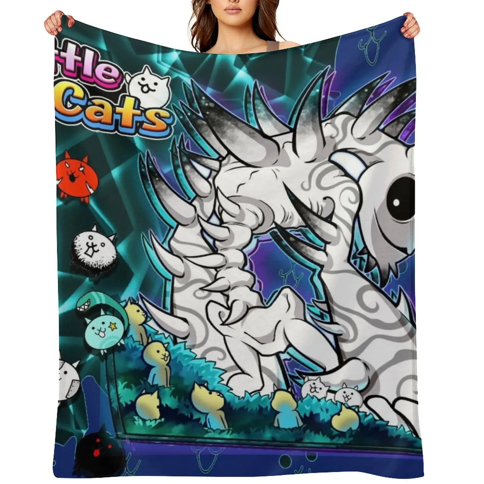 

Battle Cats Throw Blanket heavy to sleep For Decorative Sofa Decoratives Blankets For Baby Blankets