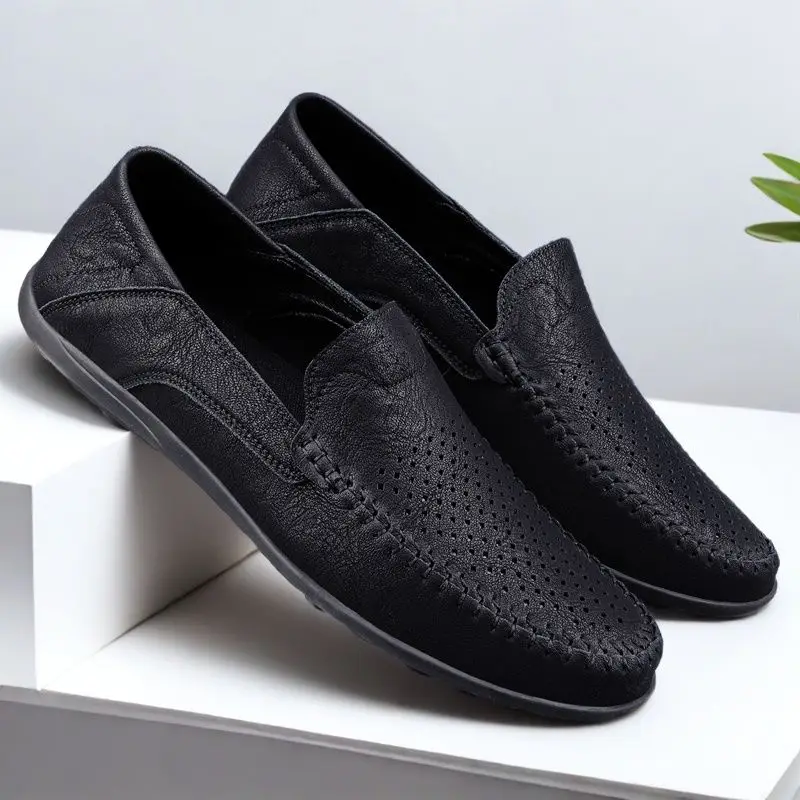 جو بسيط، غير قابل للانزلاق ومقاوم للاهتراء، حذاء بدون كعب عالي الجودة بدواسة واحدة، خفيف وجيد التهوية