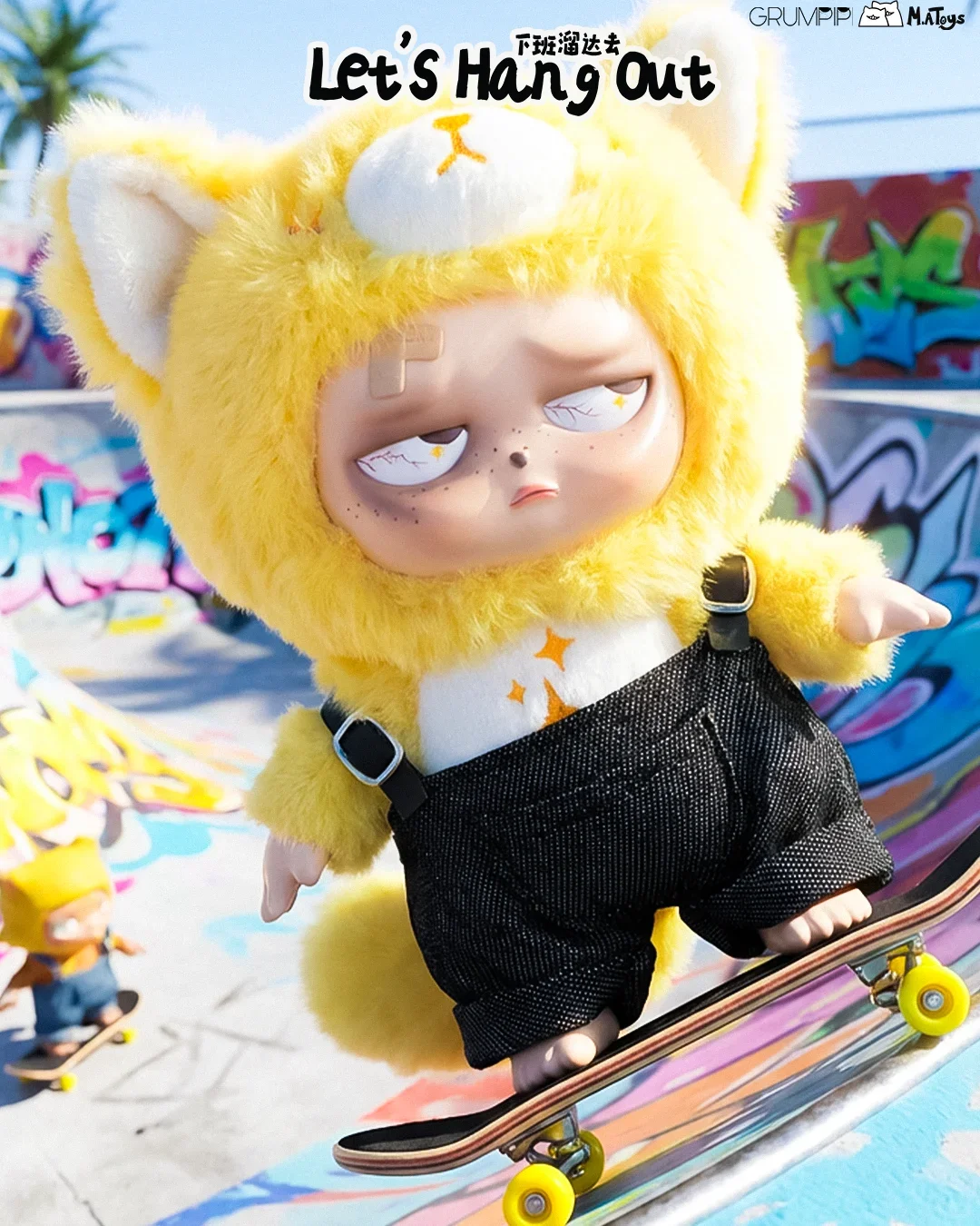 

New Limited Edition Grumpipi Let'S Hang Out Series Action Figure Adorable Anime Figurine Collectible Doll Model Toy Gift