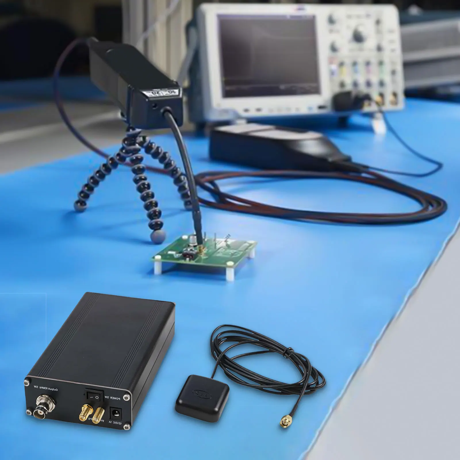 GPSDO GPS Tamed ClockCorrection Signal Generator Disciplined Oscillator 10MHz Stable Output with Low Temperature Drift view 3
