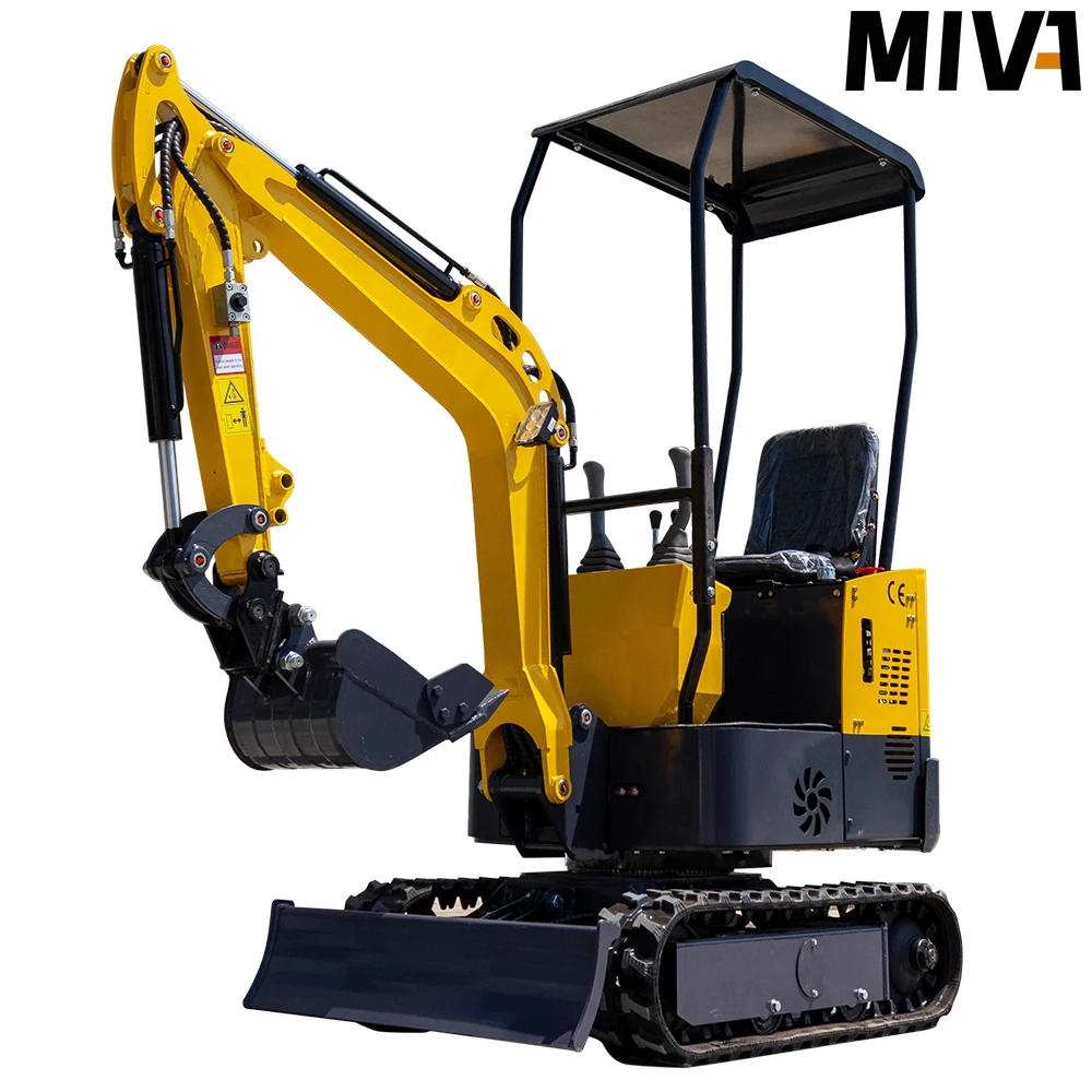 

Cost Effective 1 Ton 1.2ton Crawler Diggers EPA Mini Excavator Crawler Micro Digger 1 Ton Farm Small Excavator Customized