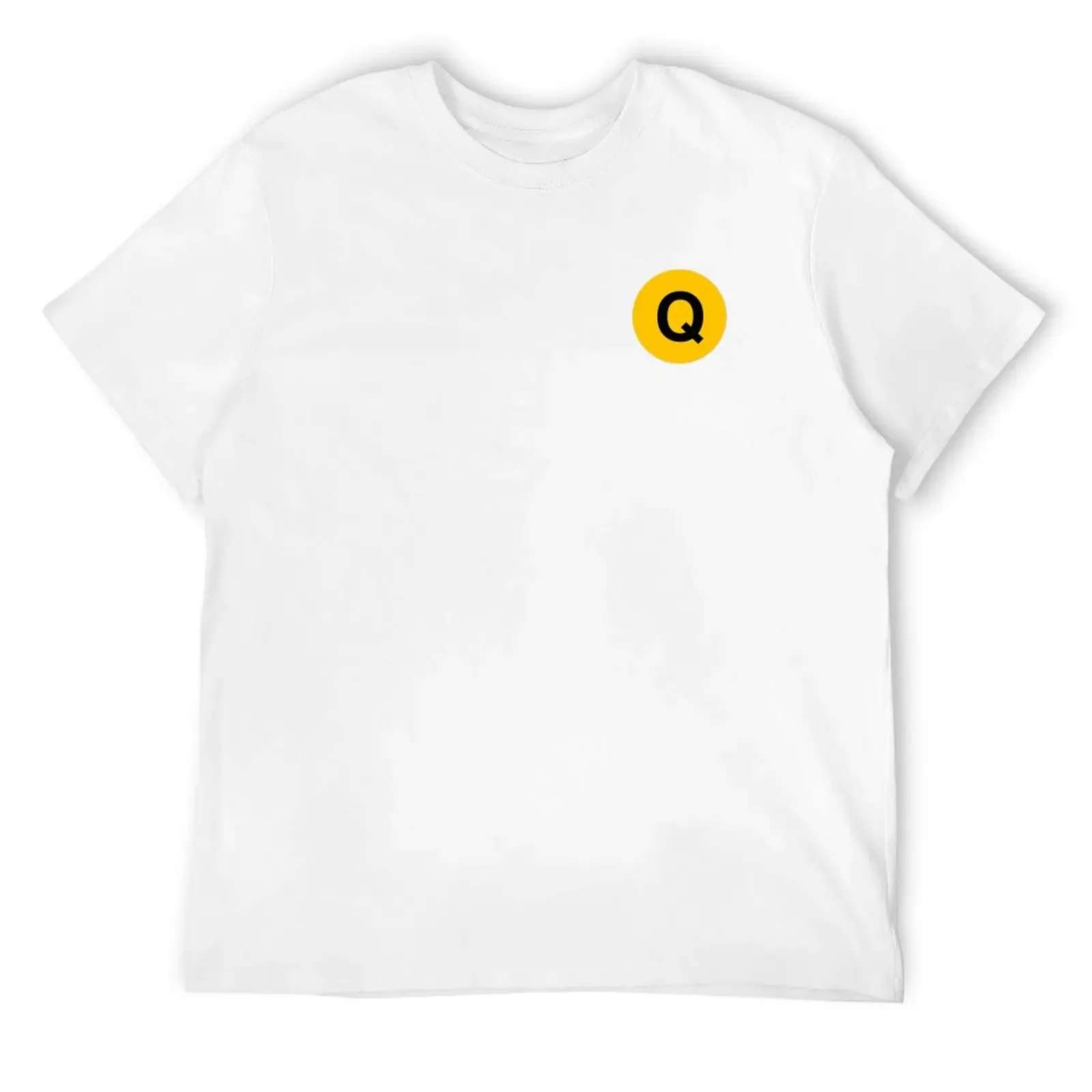 

NYC Q Train Subway Logo T-Shirt sweat man t shirt vintage clothes anime stuff mens graphic t-shirts hip hop