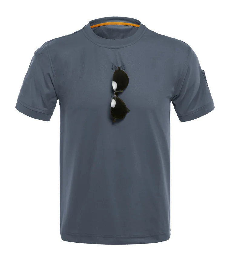 T-shirt militaire à manches courtes pour hommes, chemise d'été, chemise de skip respirante, vêtements de travail, uniformes militaires