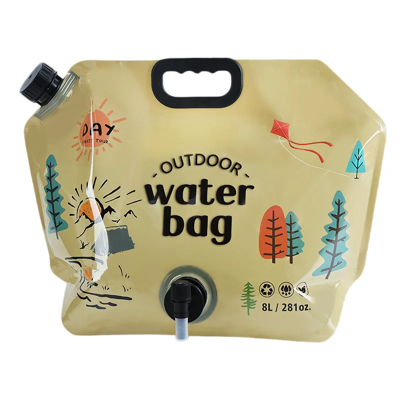 5L/10L Collapsible Water Container Water Storage Jug Bag for Outdoor Camping Hiking Emergency Survival