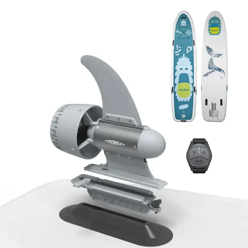 

RS Y02 Электрический двигатель для плавника для доски для весла 500 Вт Прочный материал Электрический двигатель для плавника Лопастной пропеллер для SUP