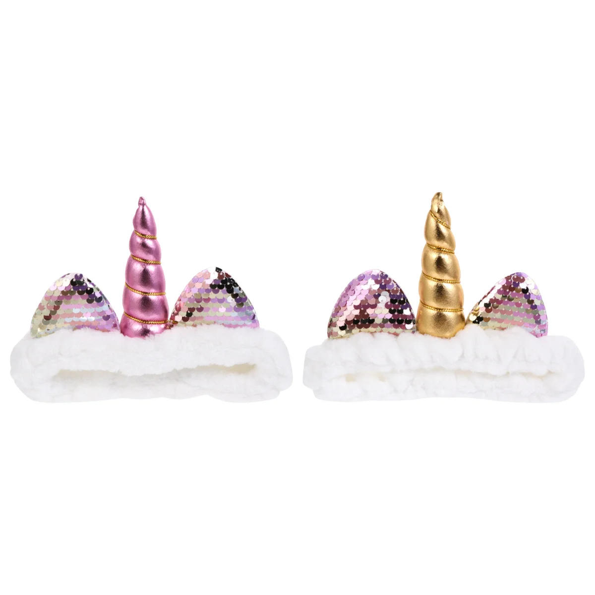 

2Pcs Stylish Unicorn Headbands Cute Hair Accessories for Adults Soft Face Washing Hairband for Daily Wear Glamorous