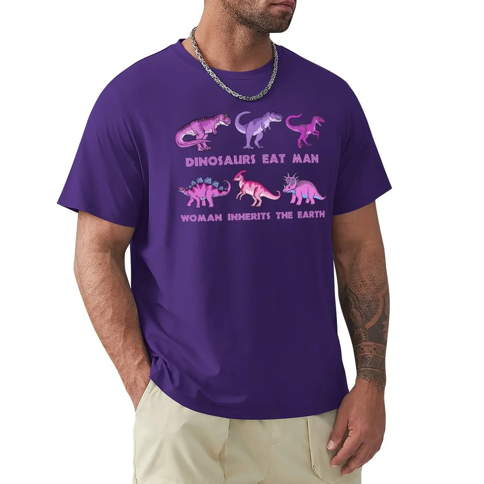 Dinosaurs Eat Man T-Shirt summer clothes sublime summer top mens graphic t-shirts big and tall