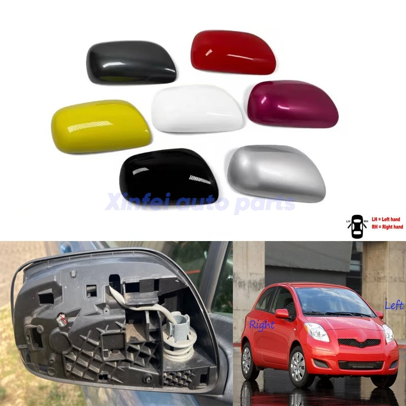 

Крышка зеркала заднего вида, корпус зеркала заднего вида, корпус зеркала, автомобильные аксессуары для Toyota Yaris 2006-2011