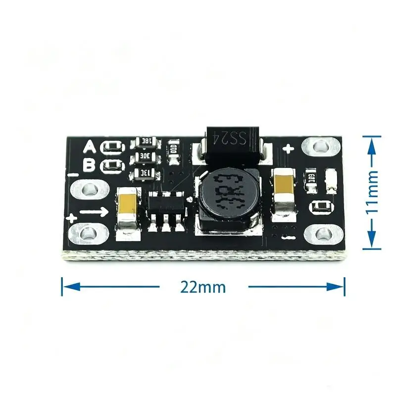 Solderable DC-DC Boost Step Up Converter 3.7V to 12V Voltage Regulator PCB Module for Custom Power Supply Builds