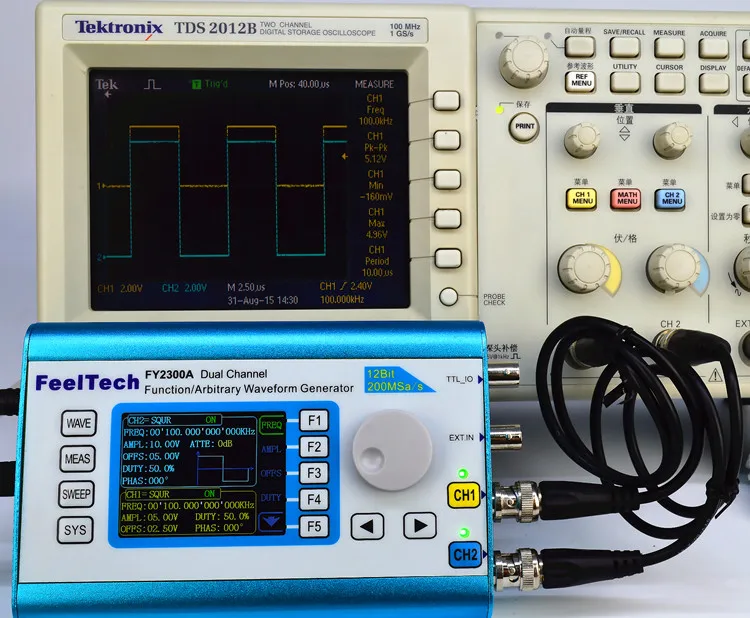 

FY2300 12M/20M Dual Channel DDS Function Arbitrary Waveform Signal Generator Signal Source/Frequency Count