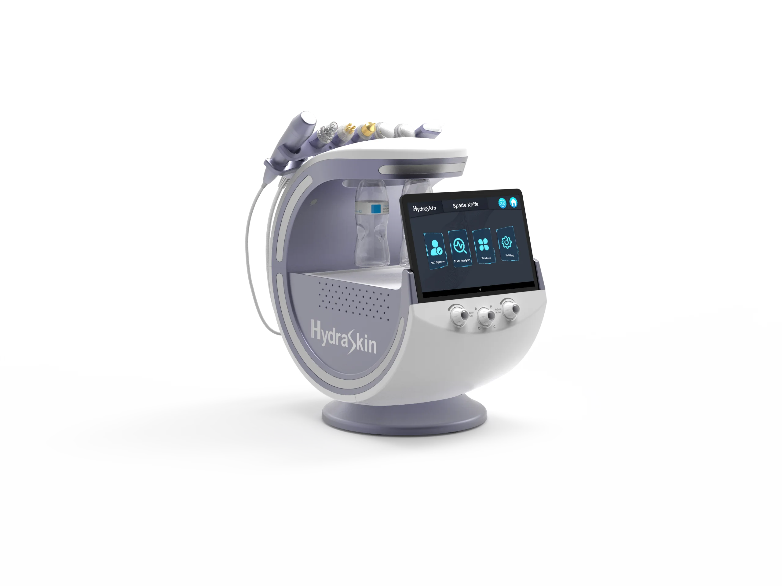 Professional multi-functional ultrasonic skin rejuvenation and micro-pressure oxygen facial machine