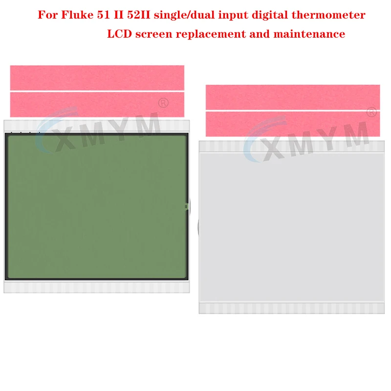 For Fluke 51 II 52II single/dual input digital thermometer LCD screen replacement and maintenance