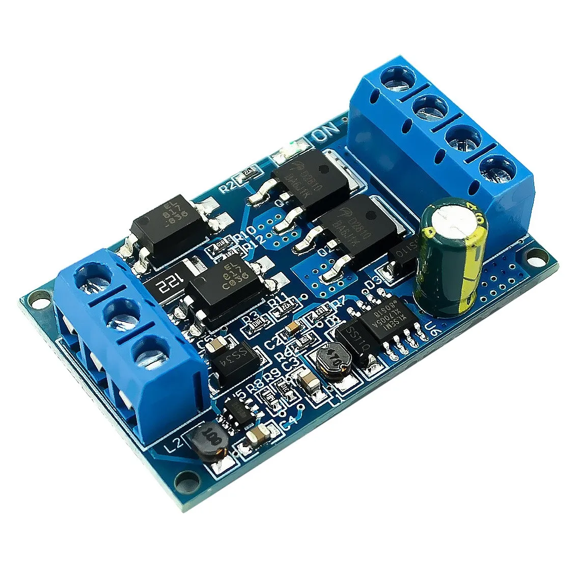 Dc 4V -60V High-Power Mos Fet Trigger Drive Switch Module Board Pwm Adjustable Controller Dual-Mos Module