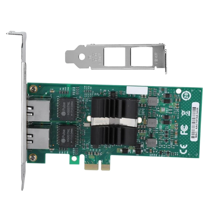 82576-T2 Dual Port Gigabit Network Card PCI-E Network Card Adapter For XP / WIN7 / WIN8 / WIN10