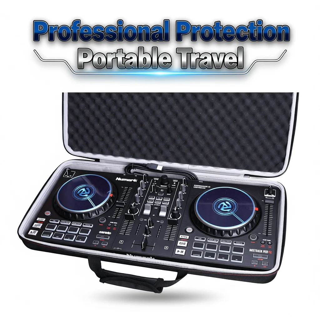 EVA Hard Case fit Numark Mixtrack Platinum FX and pro FX DJ Controller Storage Bag (Only Case)