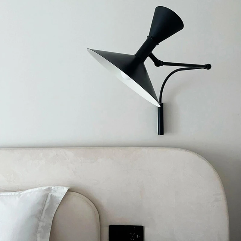 

Modern LED Living Room Wall Lamp, Household Interior Decoration, Rotatable Wall Lamp, Bedroom Bedside Lighting Fixture
