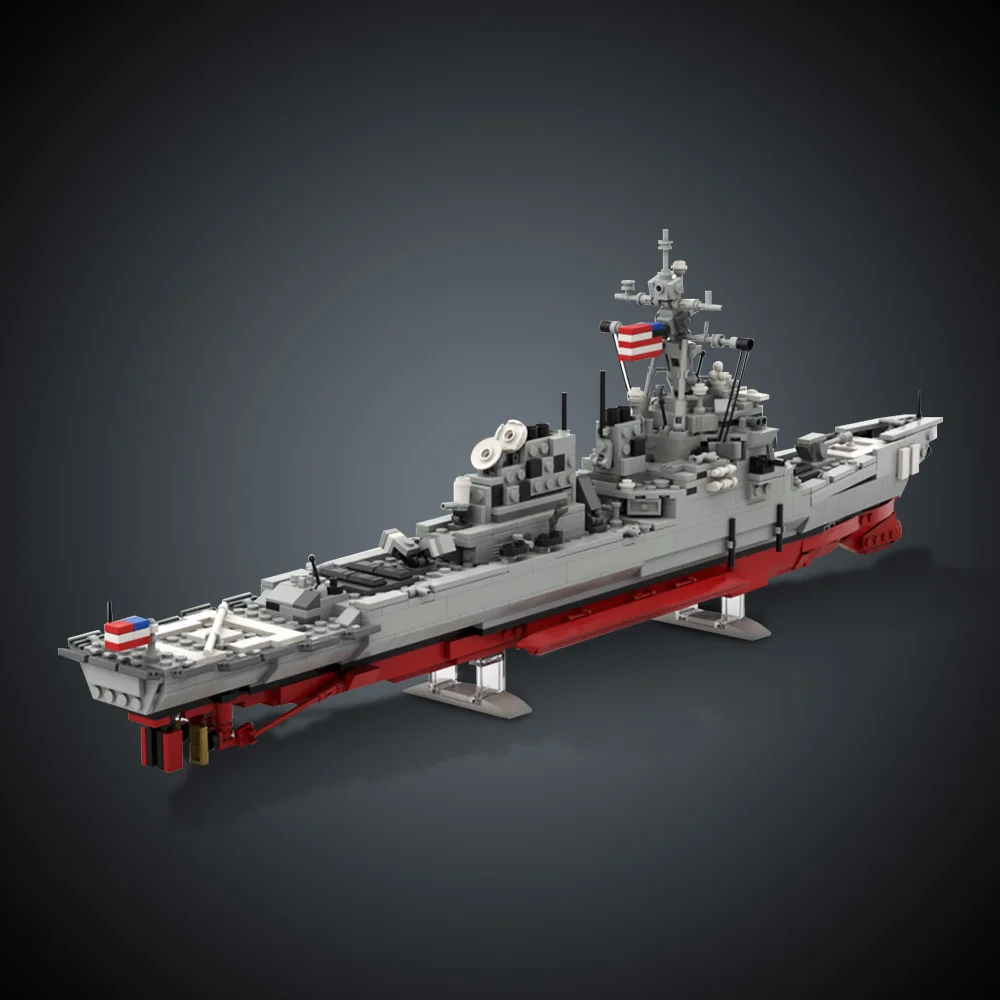 MOC Militär Kriegsschiff DDG 51. Arleighs Burkes Flight I Version Bausteine Modell Raumschiff Ziegel Zusammengebautes Spielzeug Kinder Geschenk