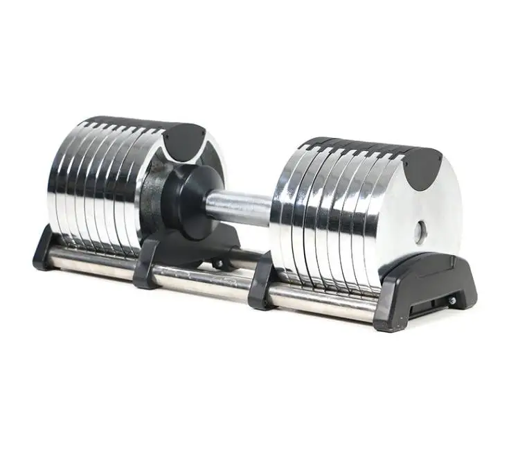 Juego de mancuernas ajustables personalizables Amplia gama de pesas de 5 kg a 40 kg Incluye opciones de 10 kg, 15 kg, 20 kg, 25 kg para levantamiento de pesas