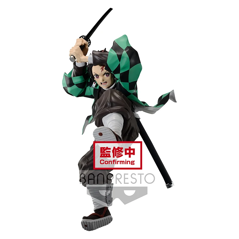 Auf Lager Original BANDAI BANPRESTO Dämon Slayer Kamado Tanjirou Anime Action-figuren Modell Spielzeug desktop Ornament sammeln Geschenke
