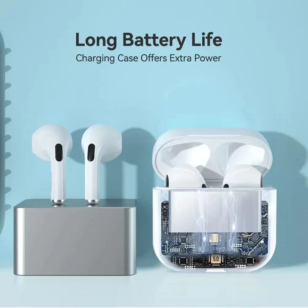 Original Pro 4 TWS Wireless Headphones Fone Bluetooth Earphones In Ear Earbuds Pro4 Headset For Xiaomi huawei iphone Earphones