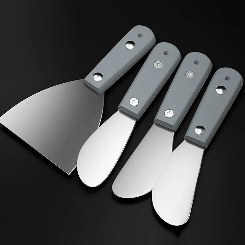 Stainless Steel Putty Knife Paint Tool Plaster Shovel Filling Spatula Drywall Spackle Wallpaper Putty Scraper for Wall Decor