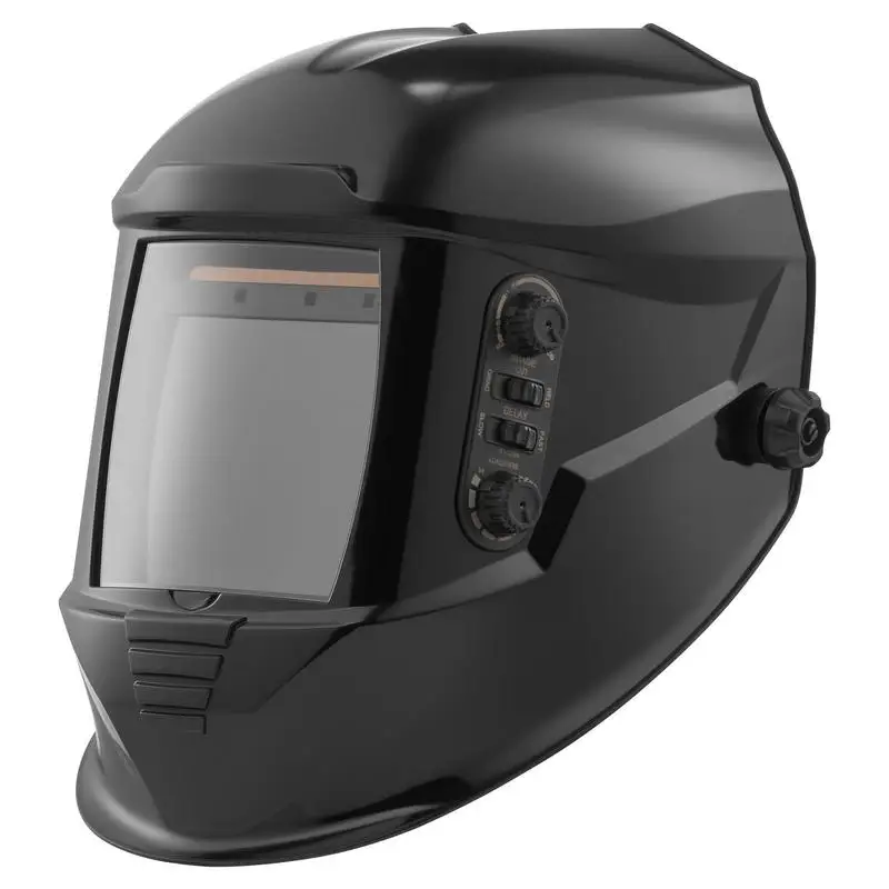 

Welding Helmet Auto Darkening, 3.94" x 3.74" True Color Welding Hood, 1/1/1/1 Solar-Powered Welder Mask 4 Arc Sensors, Wide Shade 4/5-9/9-13 for TIG MIG ARC Weld Grinding Cutting - METIS Series
