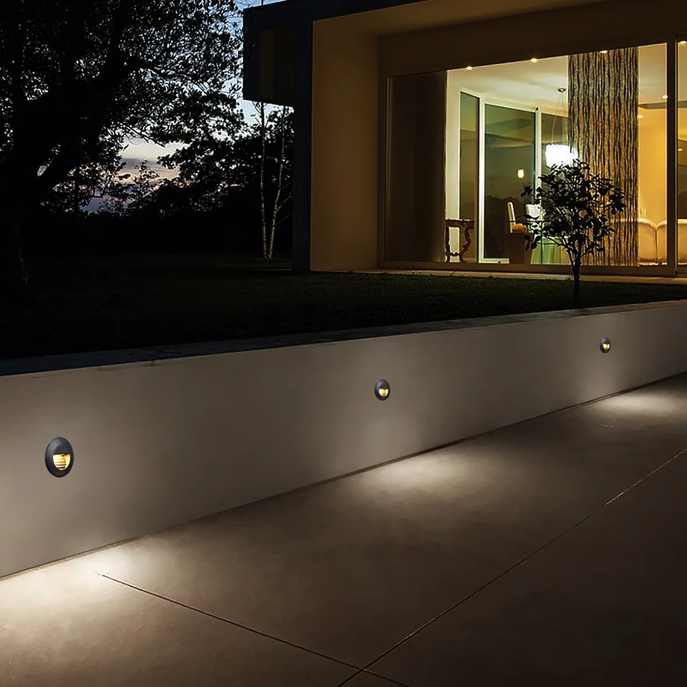 

Indoor and Outdoor 3W IP65 Wall Light Light Emitting Diode Corridor Ladder Light Stair