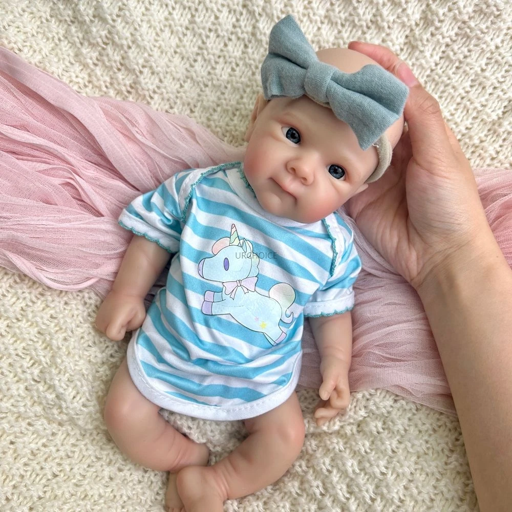 （Big discounts）12 Inch Baby Girl Bettie Soft Touch Feeling Silicone Reborn Doll Washable Lifelike Visible Veins Pretty Doll Chri