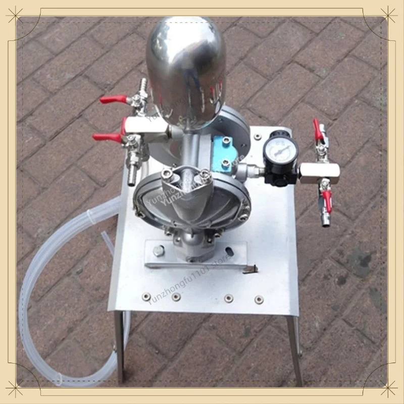 A‑15A Pneumatic Diaphragm Pump 0.15‑0.7MPa Portable Double‑Acting Membrane Pump Air‑Operated Pump