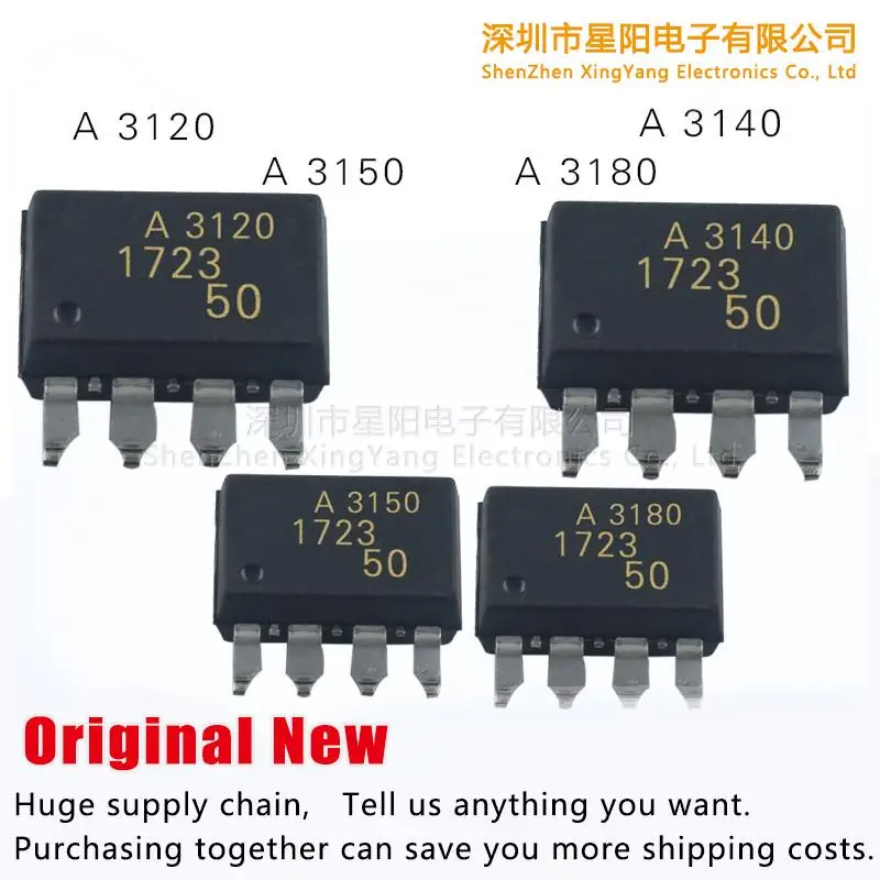 New HCPL - 3120 HCPL - 3150 HCPL - 3140 HCPL - 3180 A3120V A3150V