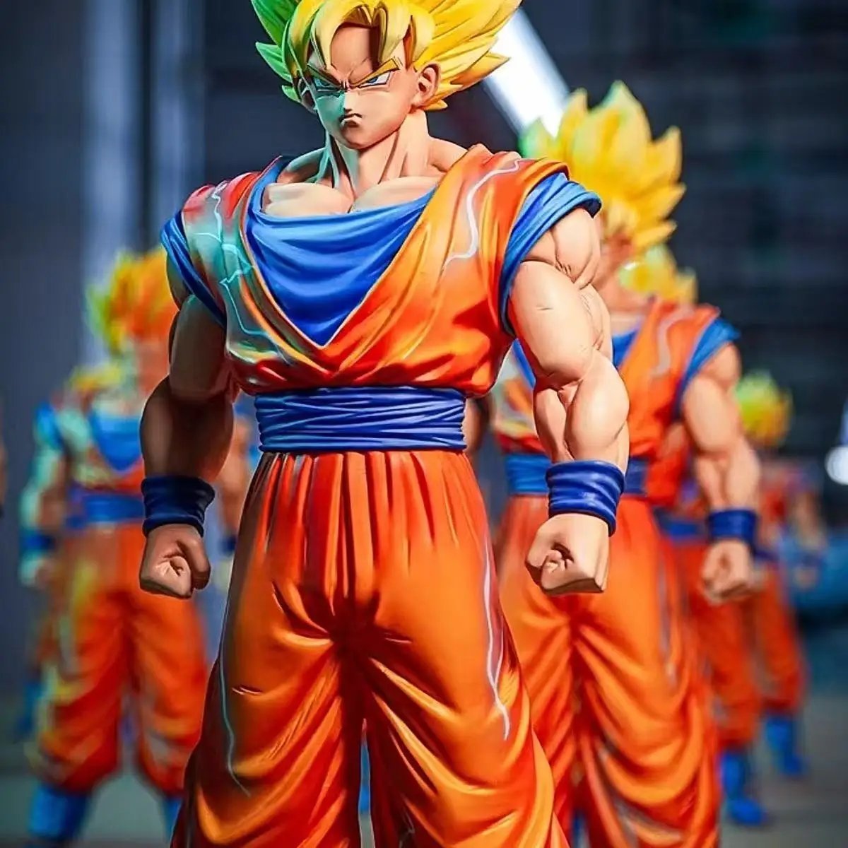 Estatua JT Dragon Ball Z SSj1 Ssj2 figura de Goku Son Goku Super Saiyan figuras de acción 30 cm/11,81 pulgadas colección modelo juguetes regalos